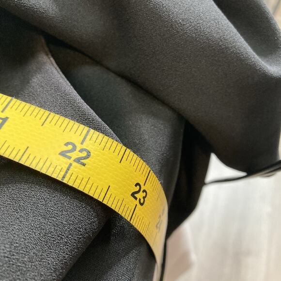 Calvin Klein Black Elegant Cape Overlay Dress Size 22W Minimalist Old Money - Picture 4 of 12